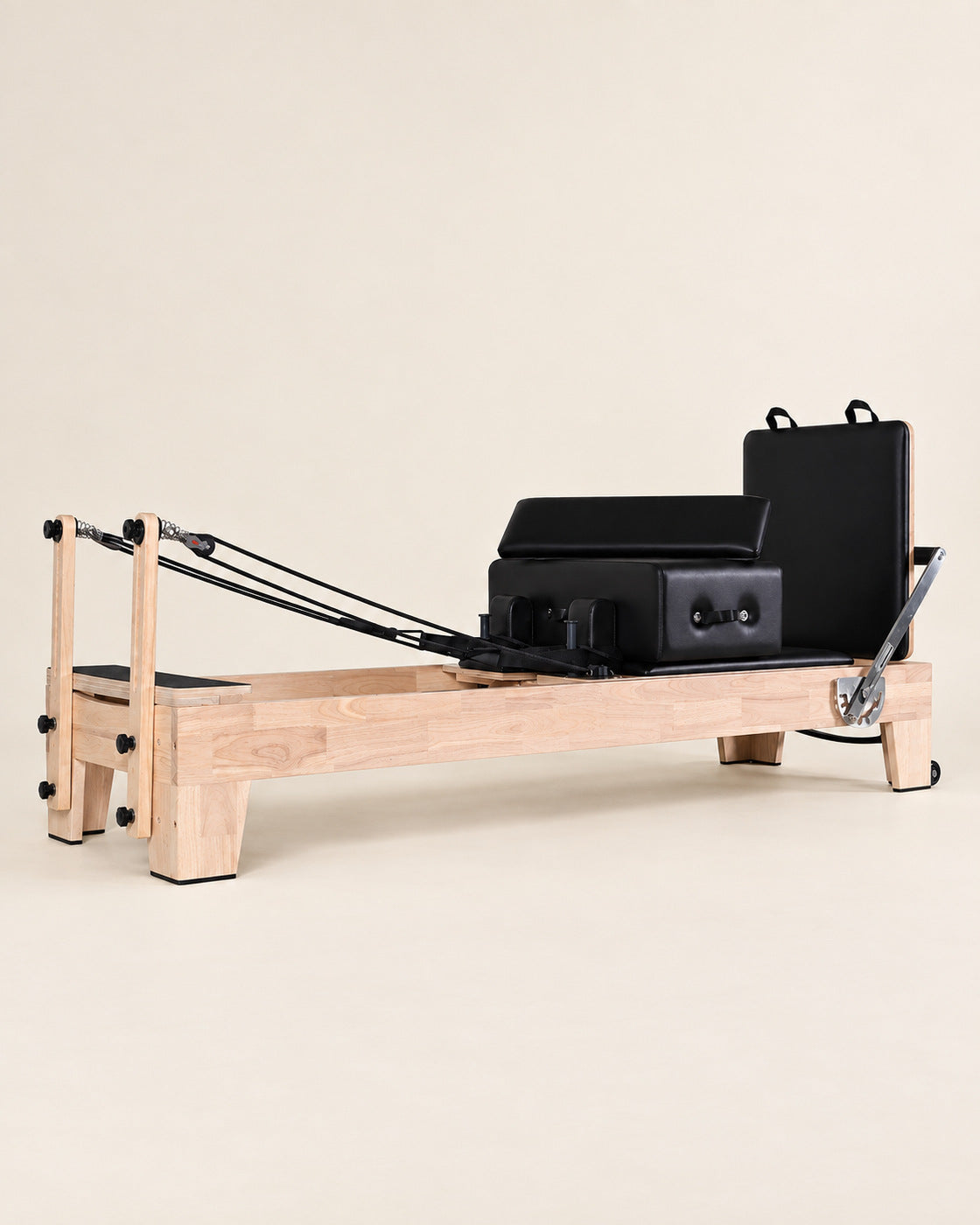 Reformer Studio Bois Pilates Douceur à structure fixe en bois massif