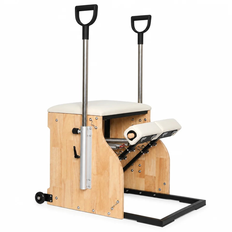 Chaise Pilates à pédales séparées — vue 2 — coloris blanc
