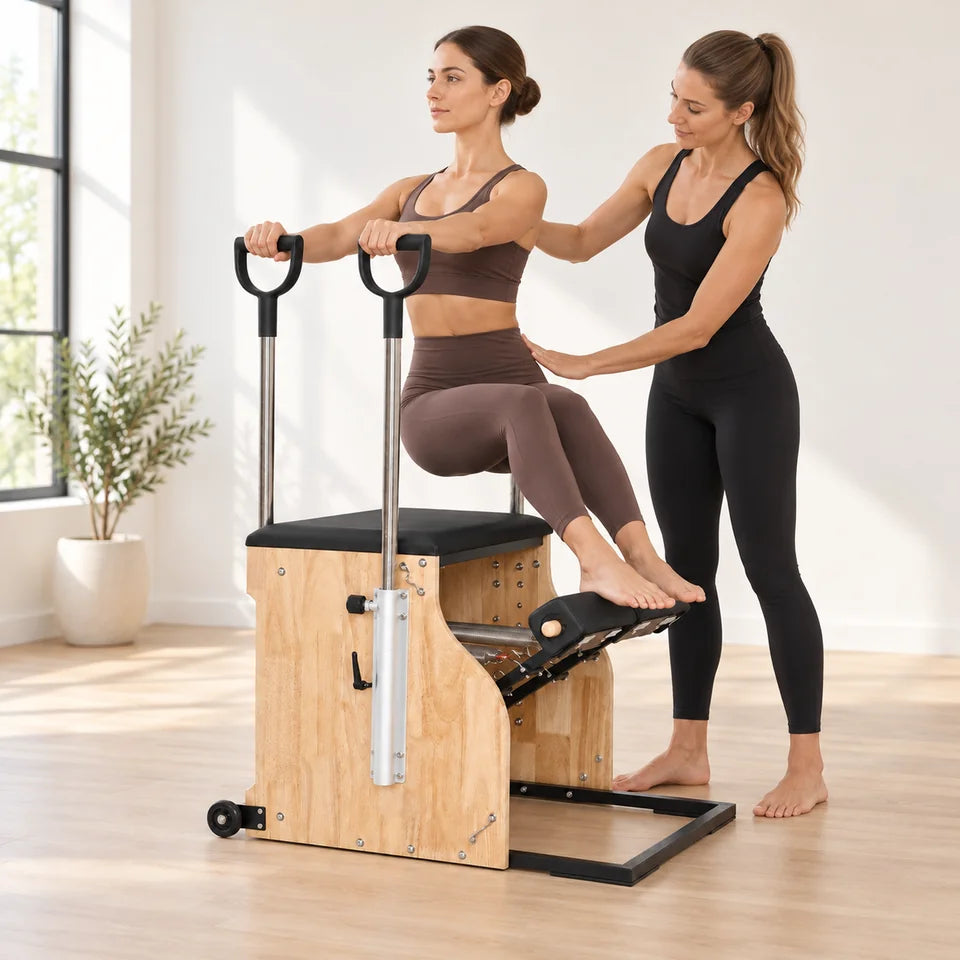 Chaise Pilates à pédales séparées — vue 7 — en situation — séance coachée