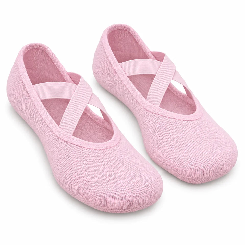 Chaussettes de Pilates antidérapantes — vue 2 — coloris rose