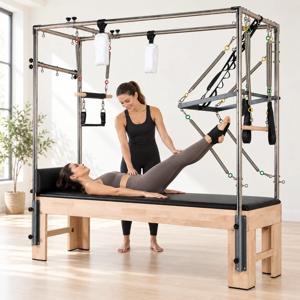 Table Cadillac en chêne — vue 6 — en situation — séance coachée