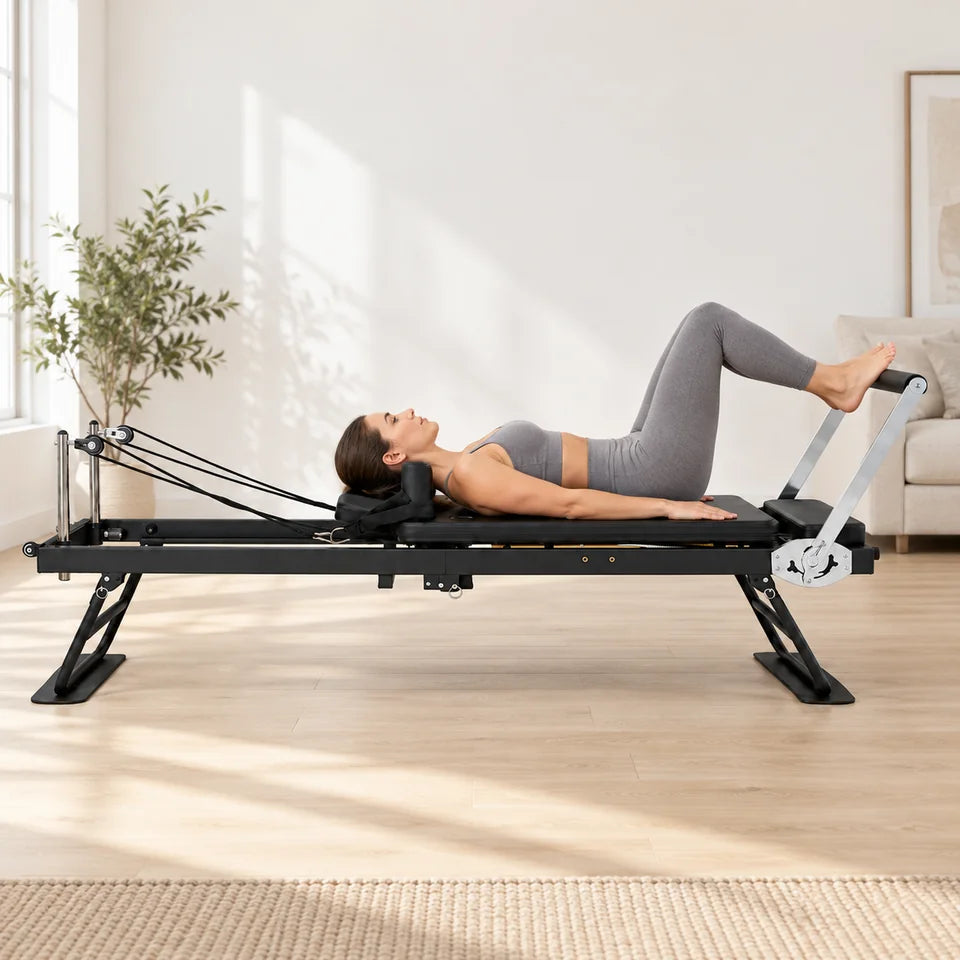 Reformer Compact Pliable — vue 3 — en situation — séance au salon