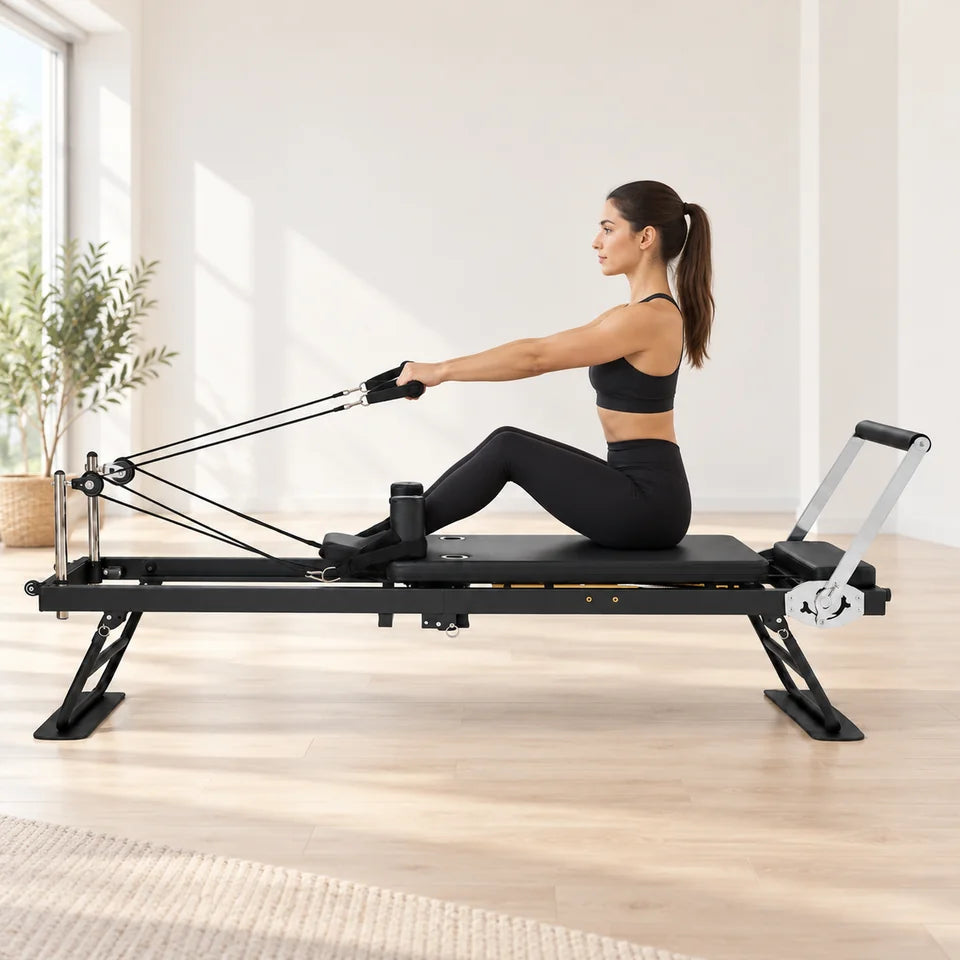 Reformer Compact Pliable — vue 4 — en situation — exercice assis