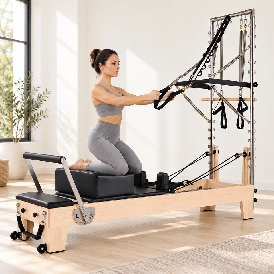 Reformer Studio avec tour — vue 3 — en situation — séance à la maison