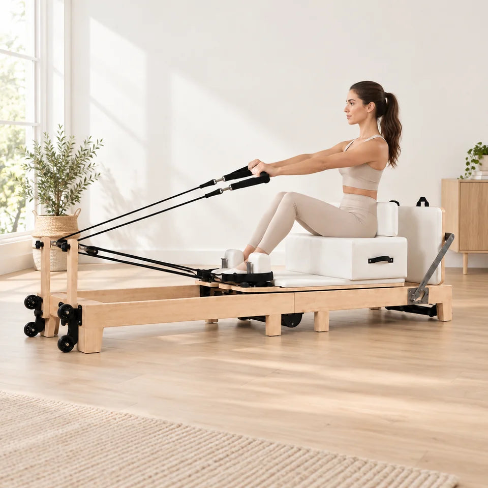 Reformer Pliable Bois — vue 5 — en situation — exercice assis