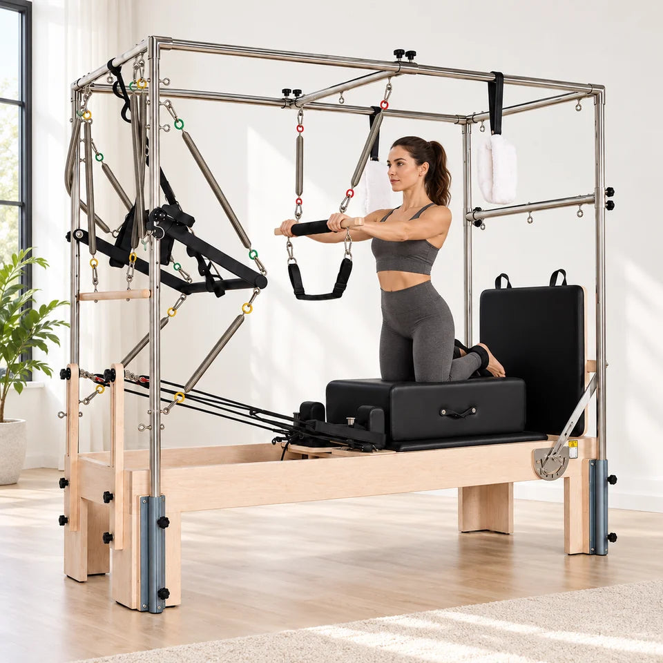 Reformer Studio 3-en-1 — vue 3 — en situation — séance à la maison