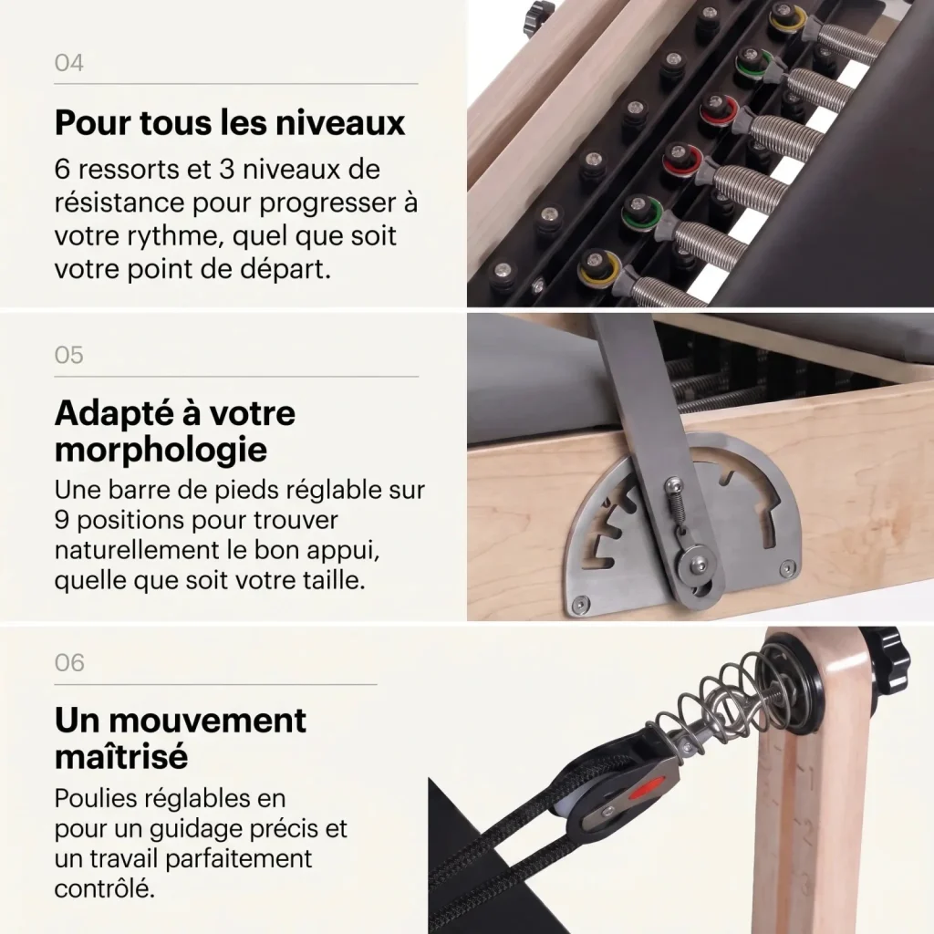 Wooden Studio Reformer – view 6