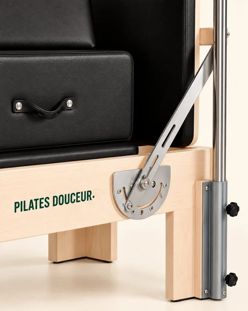 Studio Reformer 3 v 1 Pilates Douceur – detail konstrukce – ilustrační vizuál